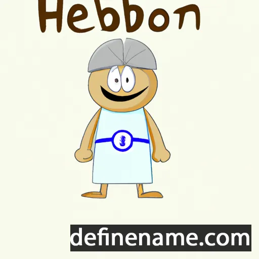 cartoon of the name Hieroboam