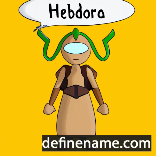 Hierodora cartoon