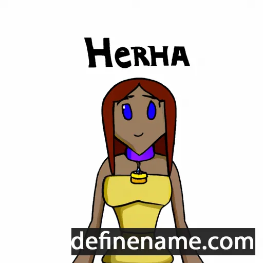 cartoon of the name Hierona