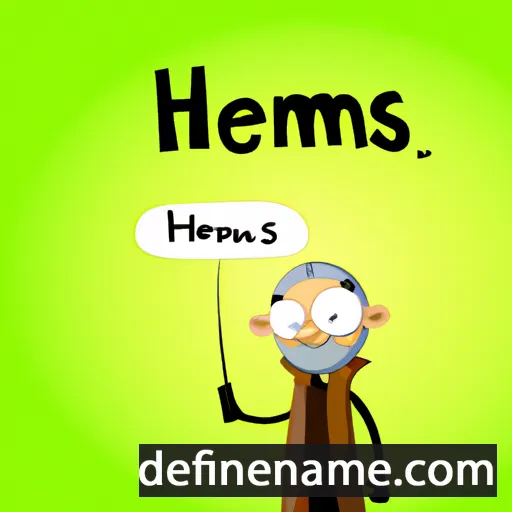 cartoon of the name Hieronims