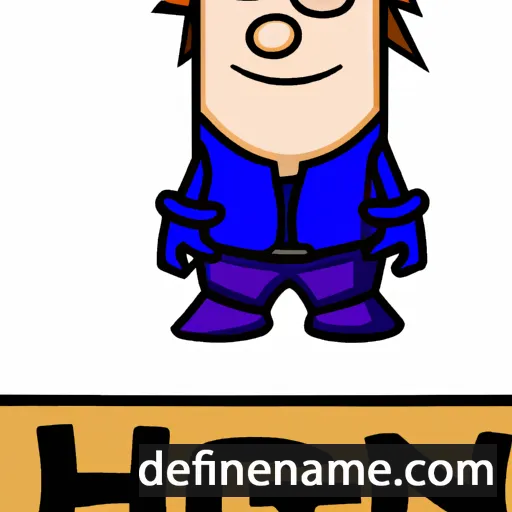 cartoon of the name Higin