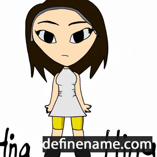 cartoon of the name Hiina