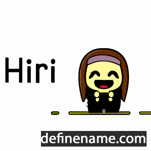 Hijiri cartoon