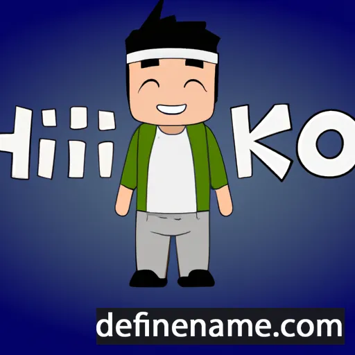 cartoon of the name Hiko