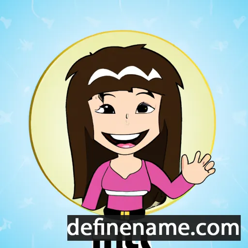 cartoon of the name Hilah