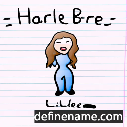 cartoon of the name Hilaree