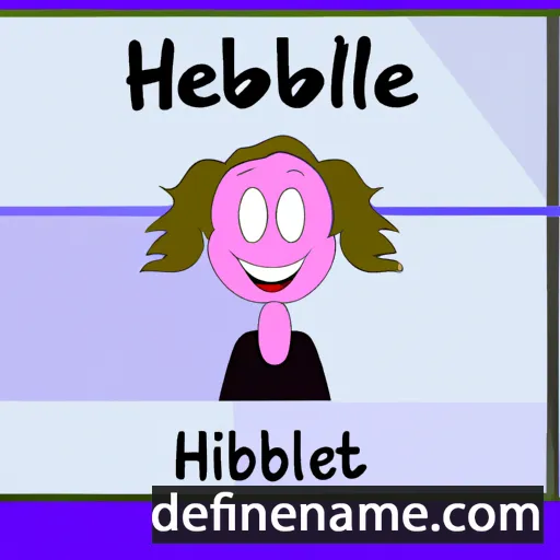 cartoon of the name Hilbertine