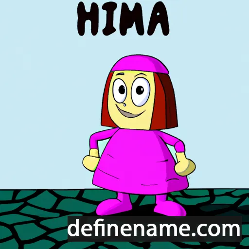 cartoon of the name Hilbmá