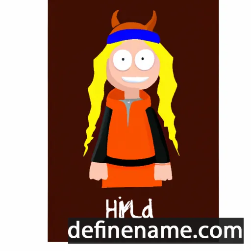 cartoon of the name Hildar