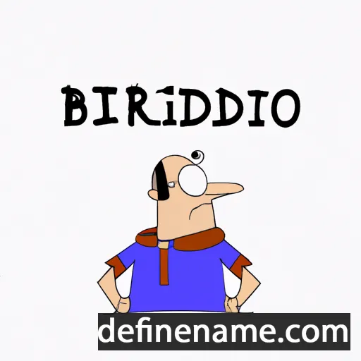 cartoon of the name Hildebrando