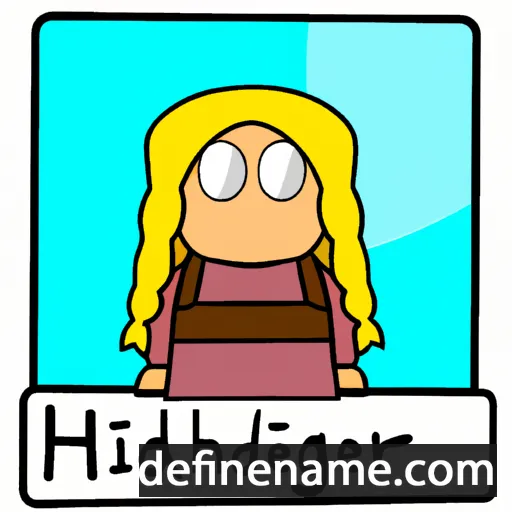 cartoon of the name Hildegærdh