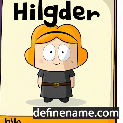 cartoon of the name Hildegar