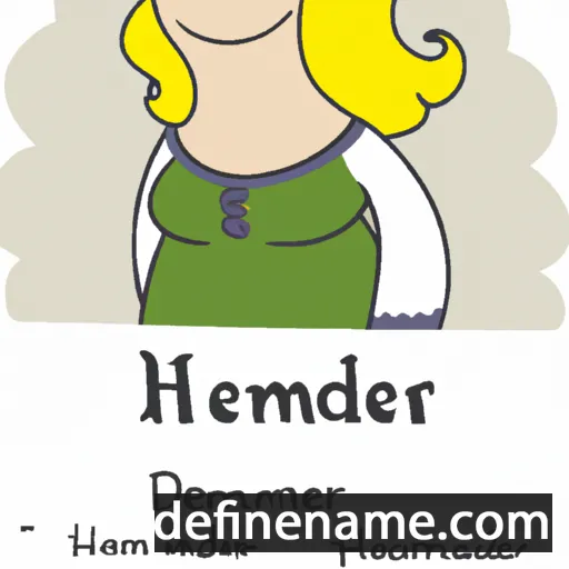 cartoon of the name Hildemar