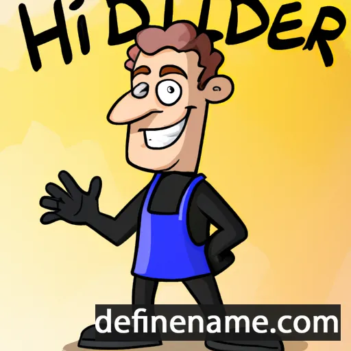 cartoon of the name Hilder