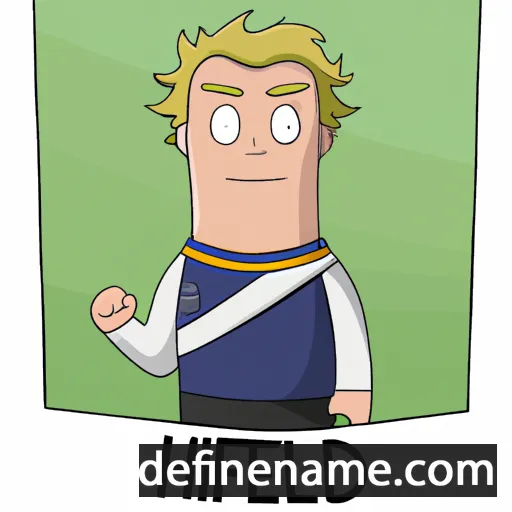 cartoon of the name Hilderik