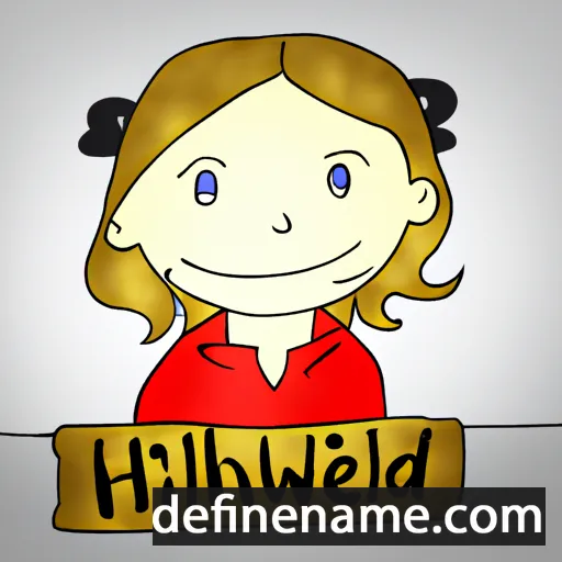 cartoon of the name Hildewin