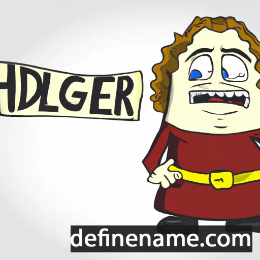 cartoon of the name Hildigerðr