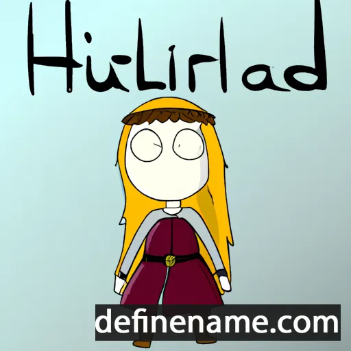 cartoon of the name Hildirun