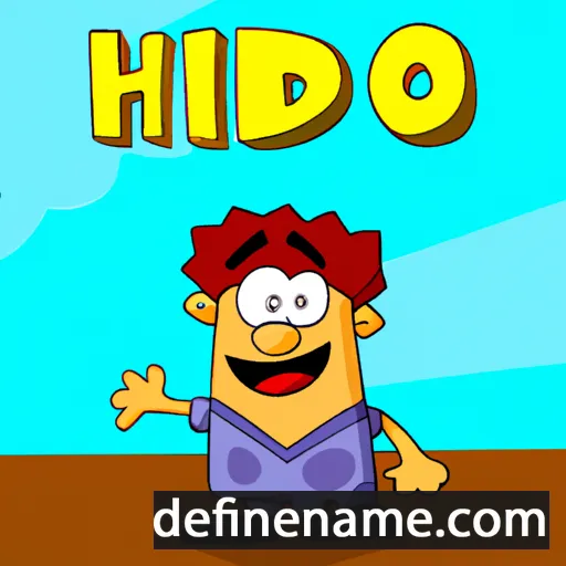 cartoon of the name Hildo