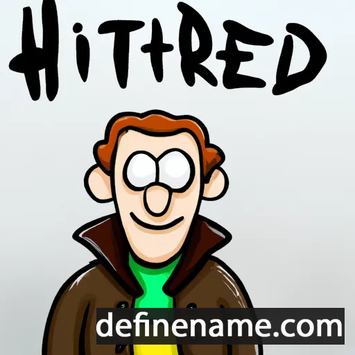 cartoon of the name Hildreth