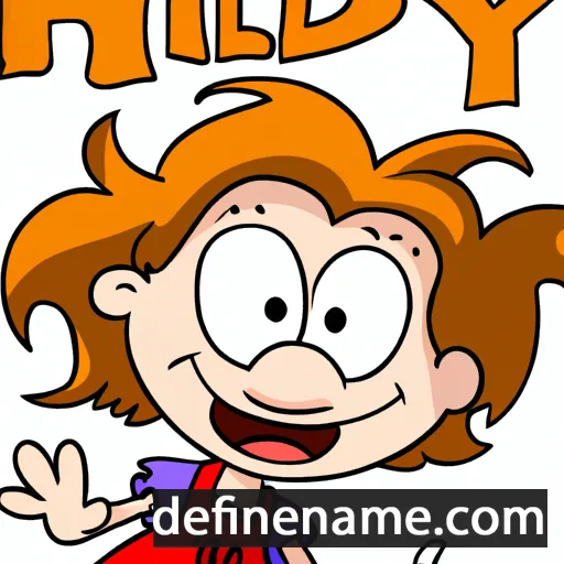 cartoon of the name Hildy