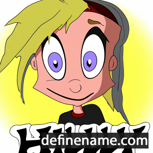 cartoon of the name Hiley