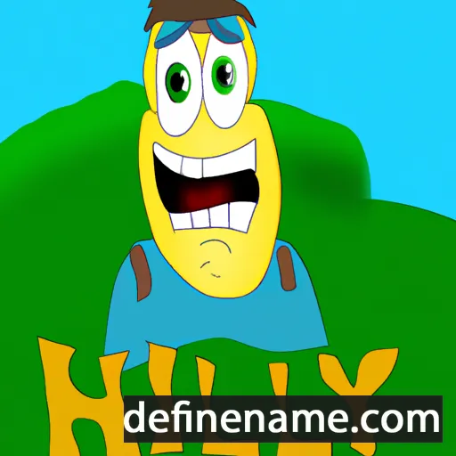 cartoon of the name Hiley