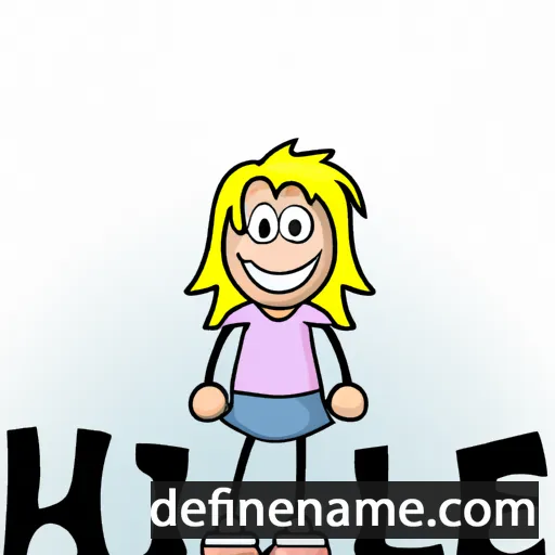 cartoon of the name Hilje