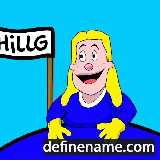 cartoon of the name Hillbjørg