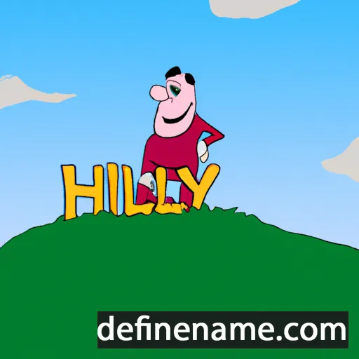 cartoon of the name Hilly