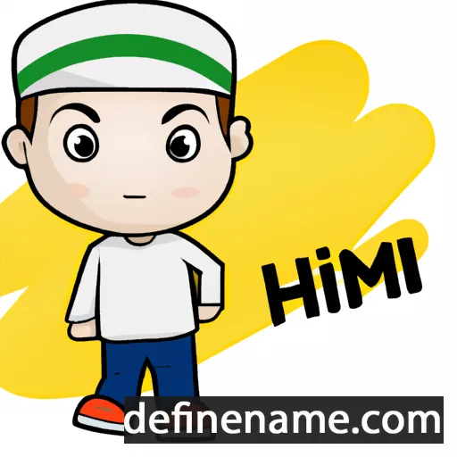 cartoon of the name Hilmi