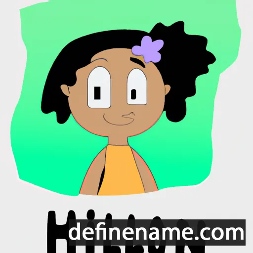 cartoon of the name Hiloni