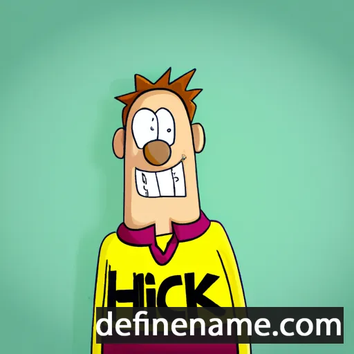 cartoon of the name Hilrick