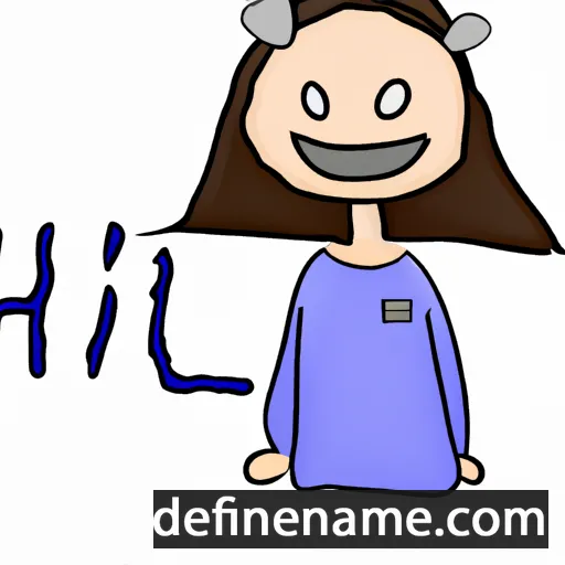 cartoon of the name Hilvi