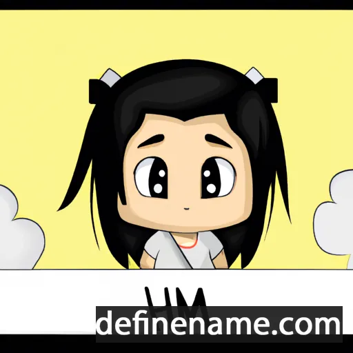 cartoon of the name Hima