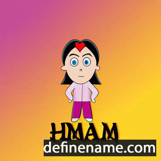 cartoon of the name Himani