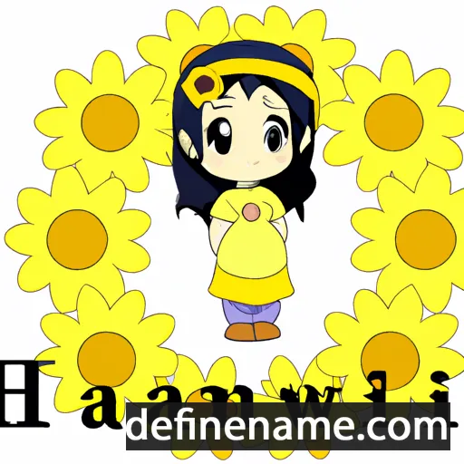 cartoon of the name Himawari