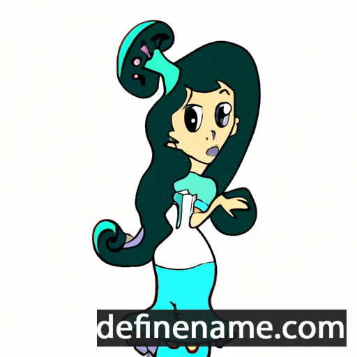 cartoon of the name Himea