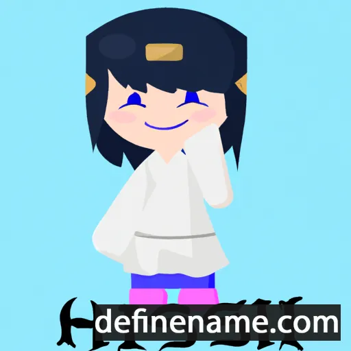 cartoon of the name Himesaki