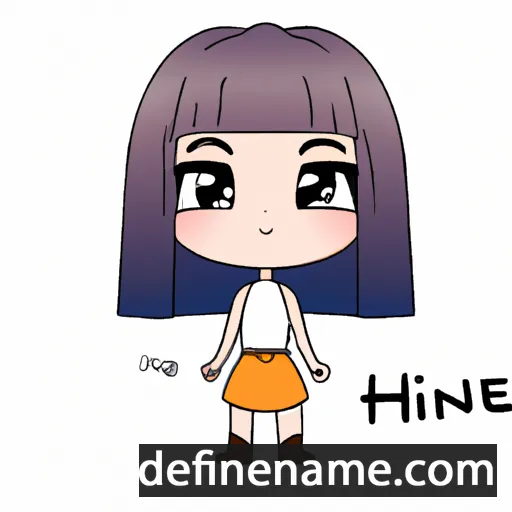 cartoon of the name Hinae