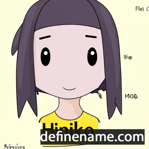 cartoon of the name Hinako