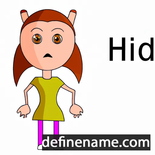 cartoon of the name Hind