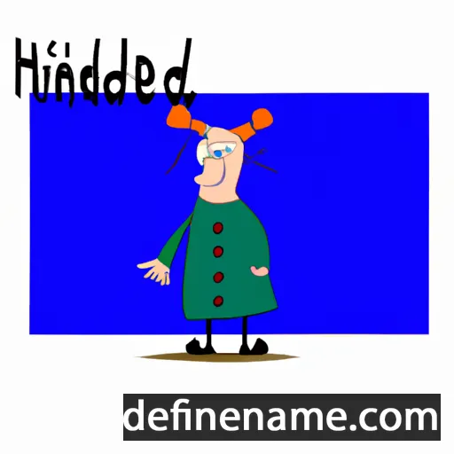 cartoon of the name Hindrek