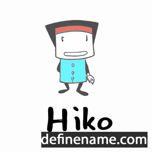 cartoon of the name Hinko