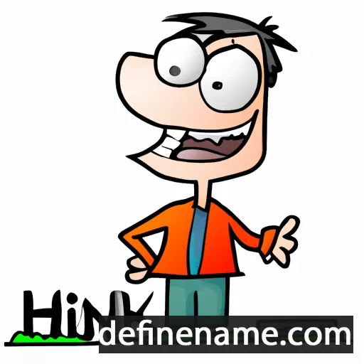 cartoon of the name Hinrick