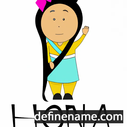 cartoon of the name Hionija