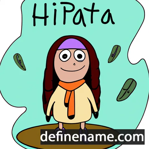 cartoon of the name Hipātija