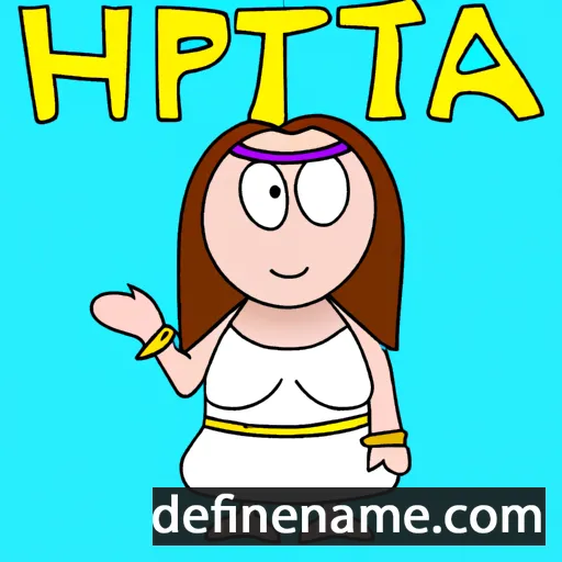 cartoon of the name Hipatia