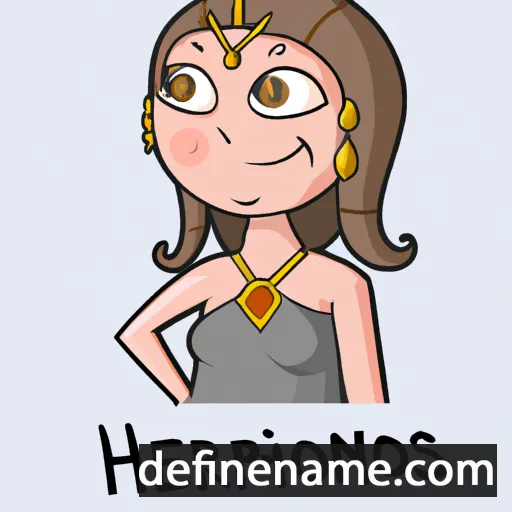 cartoon of the name Hiperionas