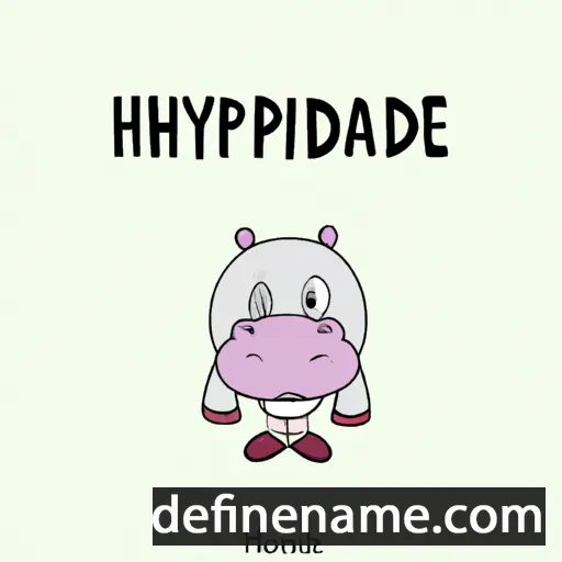 cartoon of the name Hippodamie